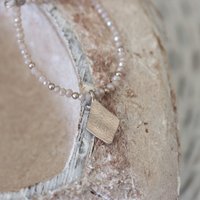 Hultquist Armband Perlenin beige/rosÃ© mit Drachen