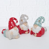 Figur Viggo Weihnachtsmann in drei verschiedene AusfÃ¼hrungen graue MÃ¼tze
